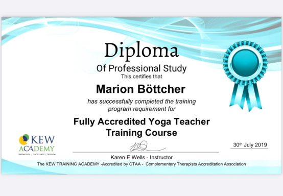 Diplom - Yoga Teacher